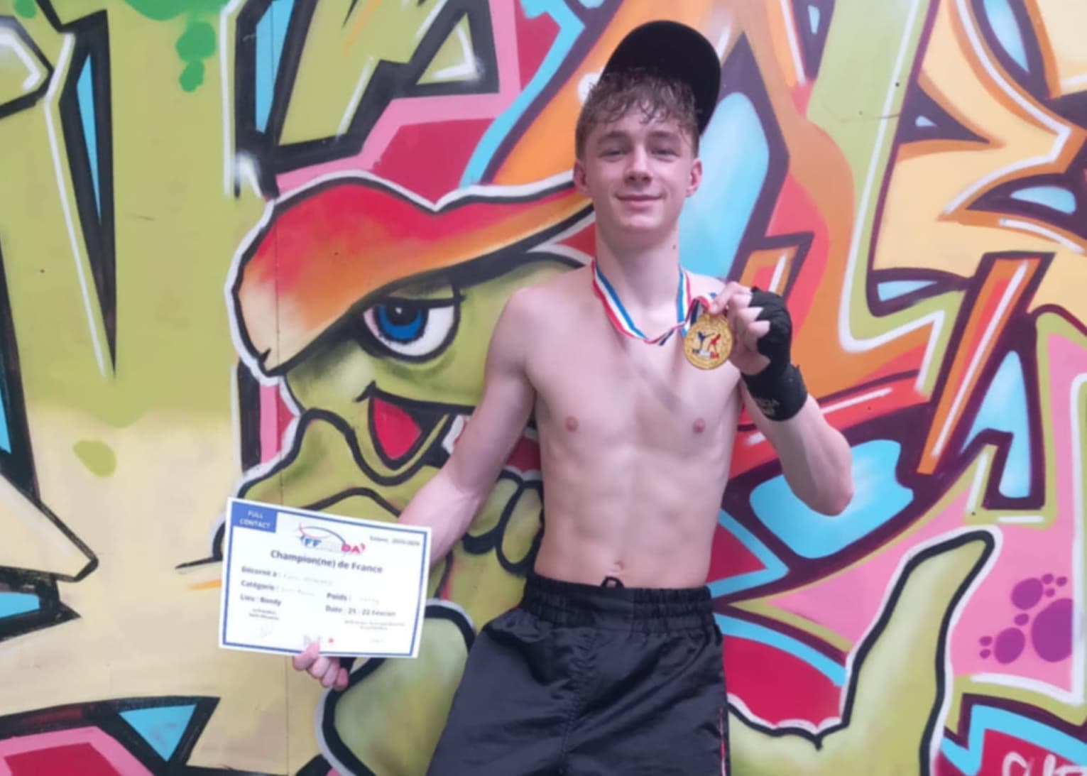 À 16 ans, Kylian Bernard frappe déjà fort